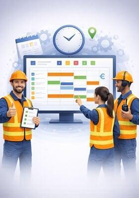 Afbeelding van planning van ploegen en opdrachten